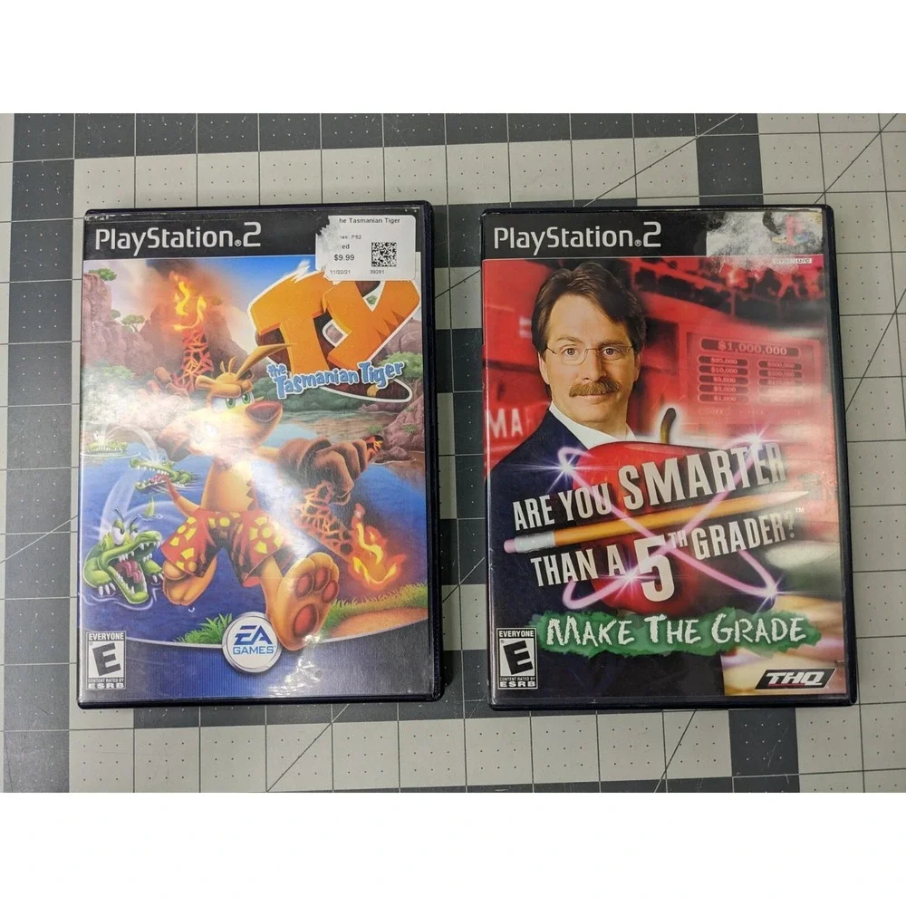 Playstation 2 Game Lot 5th‎ Grader Tasmanian Cars Nemo